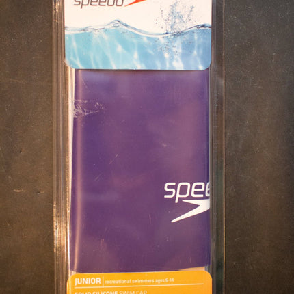 Speedo Junior Solid Silicone Swim Cap (Ages 6-14) 