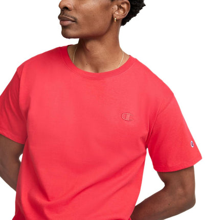 Champion Men's Classic Jersey T-shirt Shirt, Scarlet, L UK