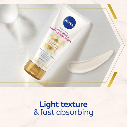 NIVEA Luminous 630 Anti-Stretch Marks and Dark Spots Body Cream, 200 ml