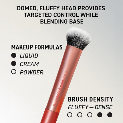 Real Techniques Everyday Essentials + Makeup Sponge Kit for foundation, blush, bronzer, eyeshadow, powder, synthetic, cruelty-free tools and blender for flawless looks, 5 Piece Set