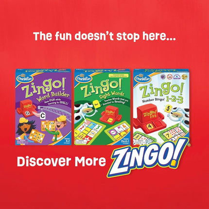 ThinkFun Zingo Bingo Award Winning Preschool Game for Pre-Readers and Early Readers Age 4 and Up - One of The Most Popular Board Games for Boys and Girls and Their Parents, Amazon Exclusive Version