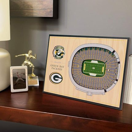YouTheFan NFL Green Bay Packers 3D StadiumViews Desktop Display - Lambeau Field