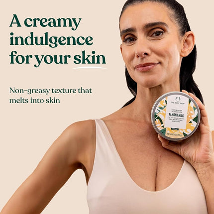 The Body Shop Almond Milk Body Butter, 96hr Moisture, 200ml