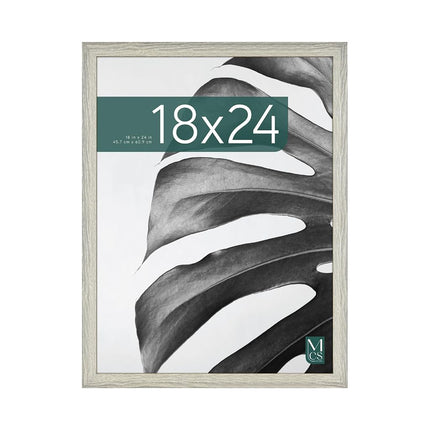 MCS Industries Inc 63738 Cadres Studio Gallery 45,7x61 cm, grain de bois gris, 45,7x61 cm