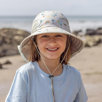 Sunday Afternoons Kid's Play Sun Hat, Pink Tropical, Medium
