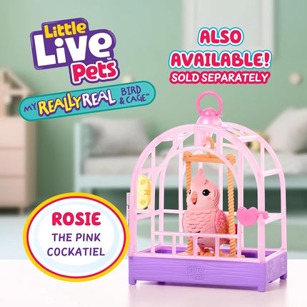 Little Live Pets My Really Real Talking Bird Toy & Cage - Indie