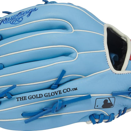 Rawlings | Select Pro Lite Series BO BICHETTE Youth Baseball Glove | 11.5" | Right Hand Throw | Columbia Blue/Royal