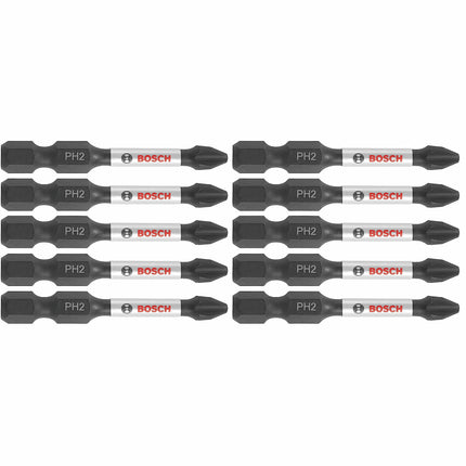 BOSCH ITPH22B 10-Pack 2 in. Phillips #2 Impact Tou