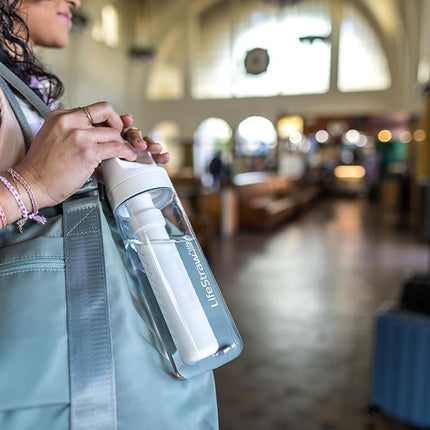 LifeStraw Go 2.0 Water Filter Bottle, Clear, 650 ml Capacity