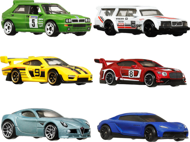 Hot Wheels Car Culture Premium 6-Pack, Set of 6 Di