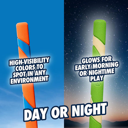 Chuckit! Max Glow Ultra Fetch Stick Outdoor Dog Toy, 12 Inches, for All Breed Sizes