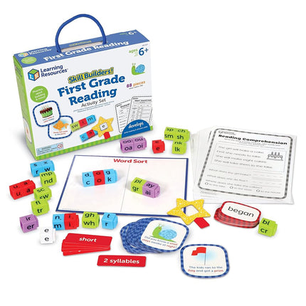 Learning Resources Skill Builders! 1st Grade Reading, Homeschool, Curriculum First Grade, Learning Games, First Grade, Learning Materials, 88 Pieces, Age 6+