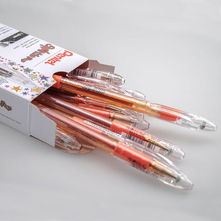 Sparkle Pop Metallic Gel Pen, (1.0mm) Bold Line, Orange-Yellow