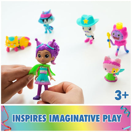 Gabby's Dollhouse Celebration Themed Figures with Gabby Girl, 5 Cat Toy