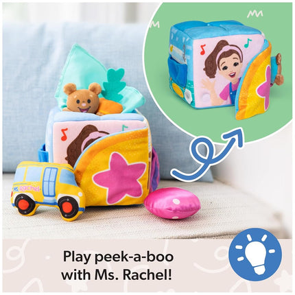 Ms. Rachel Official Surprise Learning Box - Educational Toys with Stuffed Animals, Sensory Activities for Babies & Toddlers, Ages 0-2