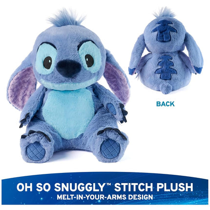 GUND Disney Official Oh So Snuggly Stitch 12.5-Inch Plush Toy, Ages 0+