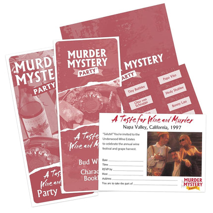 Murder Mystery Party, A Taste for Wine & Murder