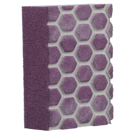 3M Pro Grade Precision 3-in-1 Sanding Sponge, 180 Grit Medium, for Woodworking, Drywall Prep, and Refinishing, 2.5 in x 4.5 in x 1 in