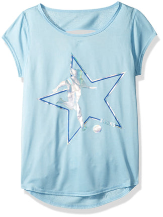 The Children's Place Big Girls Sport Tee, Gulf Blu