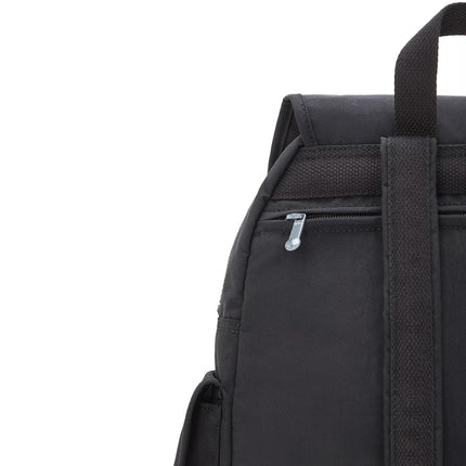 Kipling Women's City Pack Backpack, All-Day Versatile Daypack, Bag, Black Noir, 10.5" L x 14.5" H x 6.75" D, Women's City Pack Backpack, All-day Versatile Daypack, Bag
