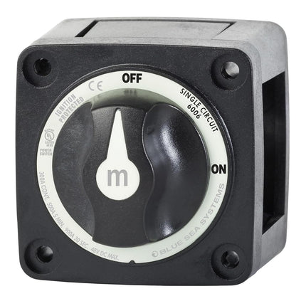 Blue Sea Systems 6006200 Interruptor de batería serie m ON/OFF con perilla, negro