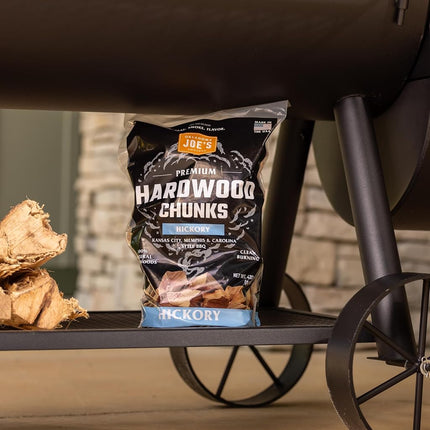 Oklahoma Joe's® Hickory Wood Chunks, 432 cu in Bag - 3947292R04
