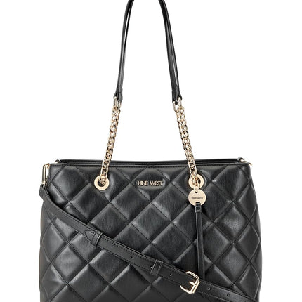 Nine West Meara Carryall, Black, Medium