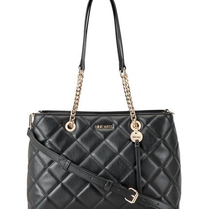 Nine West Meara Carryall, Black, Medium