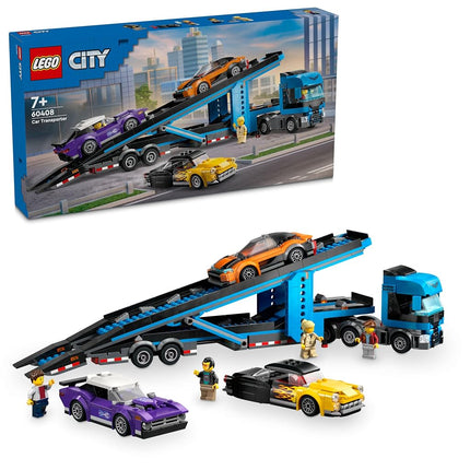 LEGO City Car Transporter Truck with Sports Cars, 
