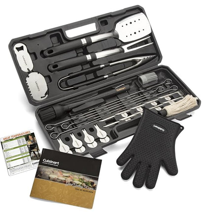 Cuisinart CGS-8036 Juego de Herramientas para Barbacoa de Patio Trasero, 36 Piezas
