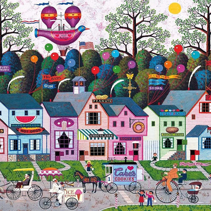 Buffalo Games - Silver Select - Charles Wysocki - Confection Street - 1000 Piece Jigsaw Puzzle