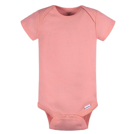 Gerber Unisex-Baby 5 Pack Onesies Multi-Packs Bundle Interlock 180 Gsm, Mauve Pink, 6-9 Months