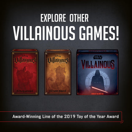 Ravensburger Star Wars Villainous - Scum and Villainy Strategy Board Game - Join Boba Fett, Seventh Sister, or Cad Bane in This Stand-Alone, or Expand with Other Star Wars Villainous Games - Ages 10+