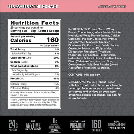 BSN Syntha 6 Edge Ultra Premium Lean Muscle Protein Powder 28 Serving, Strawberry