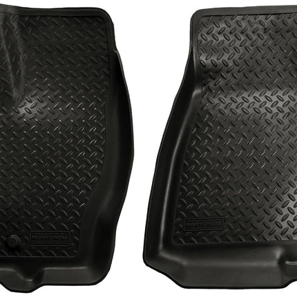 Husky Liners - 30611 Fits 2006-10 Jeep Commander, 2005-10 Jeep Grand Cherokee Classic Style Front Floor Mats Black