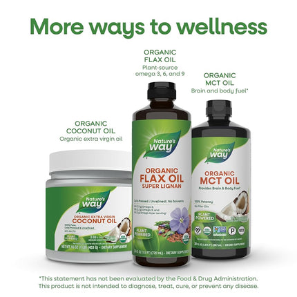 Nature's Way Flax Oil Super Lignan, 24 Ounce