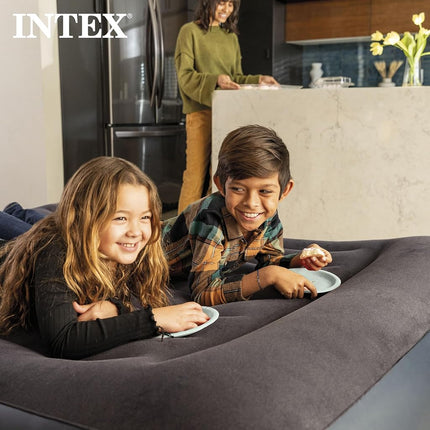 Intex ntex Dura-Beam 标准系列枕头托 带内置枕头和内部电动泵 单人床