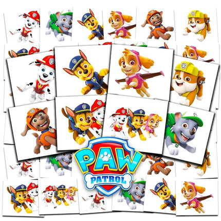 Paw Patrol Tattoos for Kids Party Favors Bundle - 