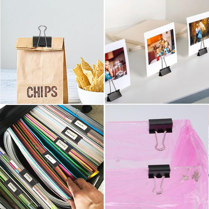 40 Pcs Extra Large Binder Clips 2 Inch for Office