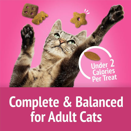 Purina Friskies Made in USA Facilities Cat Treats, Party Mix California Crunch With Chicken - (10) 2.1 oz. Pouches