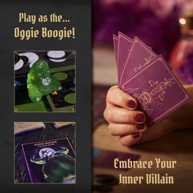 Ravensburger Disney Villainous Filled with Fright - Strategy Board Game - Join Oogie Boogie, Lock, Jack Skellington, and More - Award-Winning Line - Ages 10+