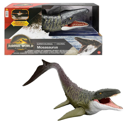 Mattel Jurassic World Rebirth Super Colossal Mosasaurus Action Figure