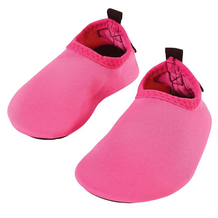 Zapatos de agua Hudson Baby unisex para deportes, yoga, playa y exteriores, color rosa intenso sólido para bebé y niño pequeño, 18-19 para bebé