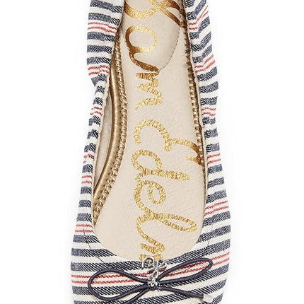 Sam Edelman Girls' Felicia Ballet Flat, Blue Multi, 13 Little Kid