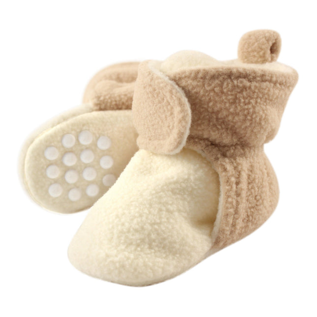 Luvable Friends Baby Girls' Cozy Fleece Booties, C
