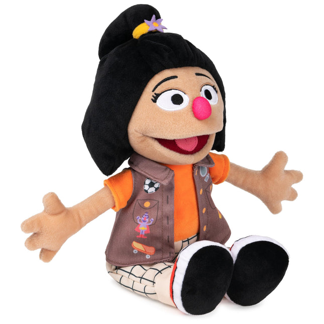 GUND Sesame Street Official Ji-Young Plush Premium Plush Doll for Children 1 and Above, 33 cm