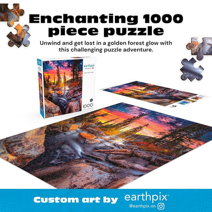 Buffalo Games - Forest Magic Hour - 1000 Piece Jigsaw Puzzle