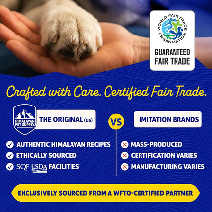Himalayan Dog Chew Original Yak Cheese Dog Chews, 100% Natural, Long Lasting, Gluten Free, Healthy & Safe Dog Treats, Lactose & Grain Free, Protein Rich, Small Dogs 15 Lbs & Smaller, 3.3 oz