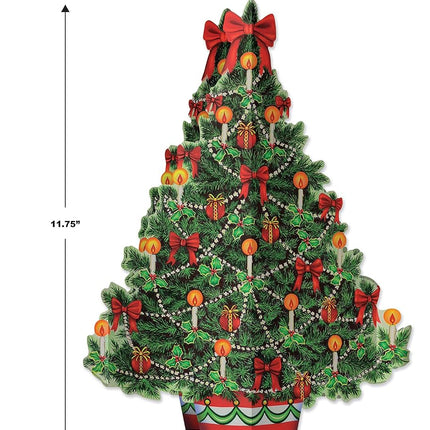 3-D Christmas Tree Centrepiece