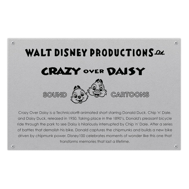 Disney100 Years of Wonder Walt Disney Presents “Crazy Over Daisy” Donald Duck Collectible Plush Stuffed Animal, Kids Toys for Ages 5 Up, Amazon Exclusive by Just Play